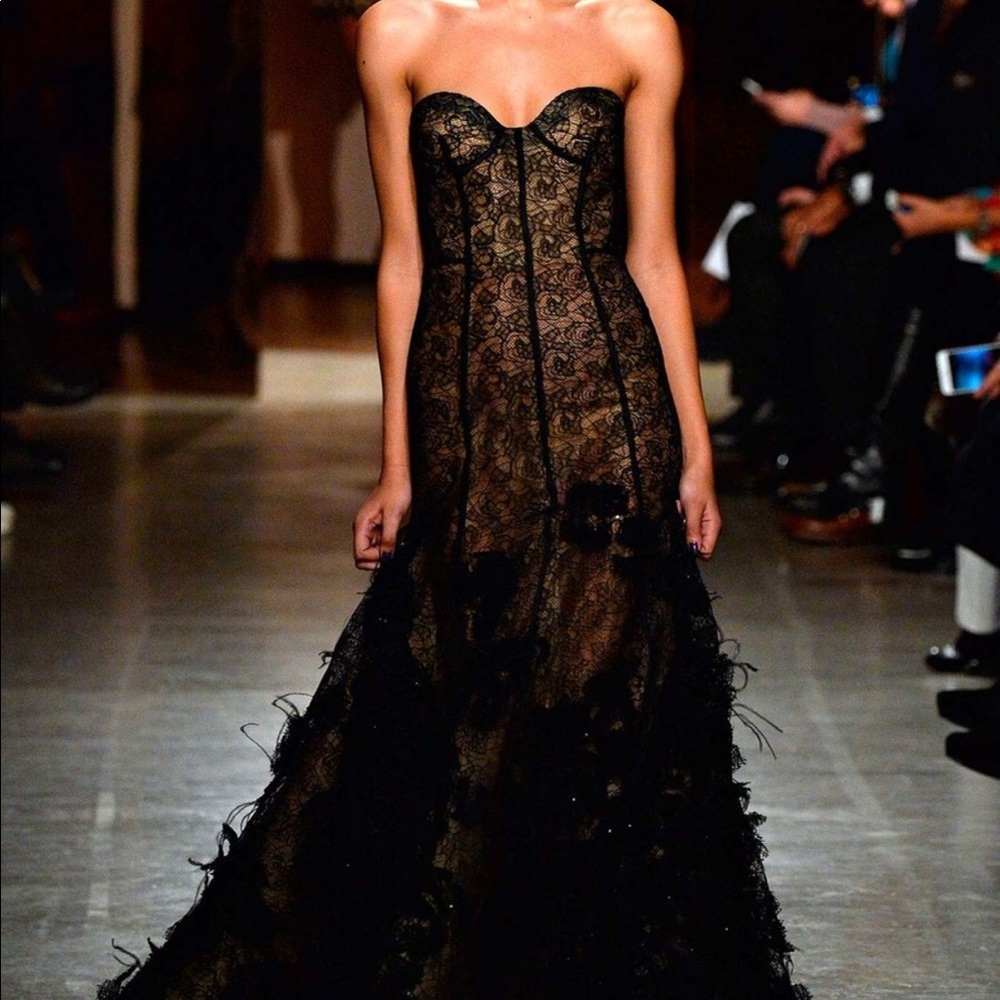 Oscar de la Renta Gown Brand New, Worn ONCE 100% Authentic! Size 12/42EU/8(M)US - Picture 2 of 16